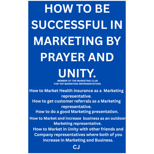 Marketing Ebook by Prayer and having Unity. Proven  (Step by step)